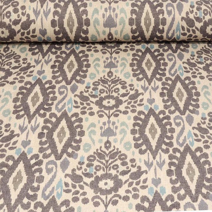 Zama Ikat Mineral Fabric