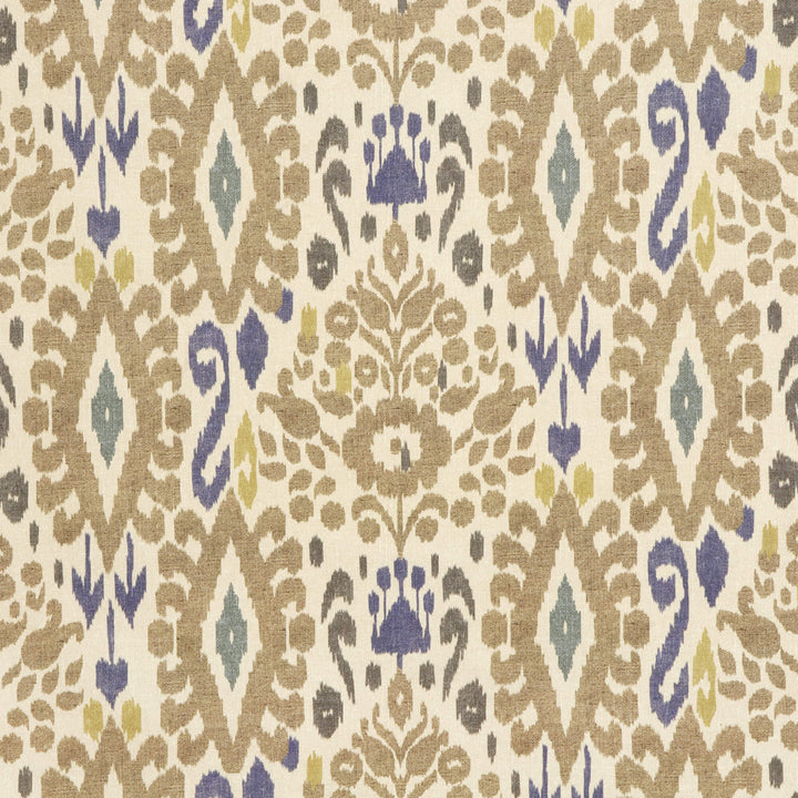 Zama Ikat Earth Fabric
