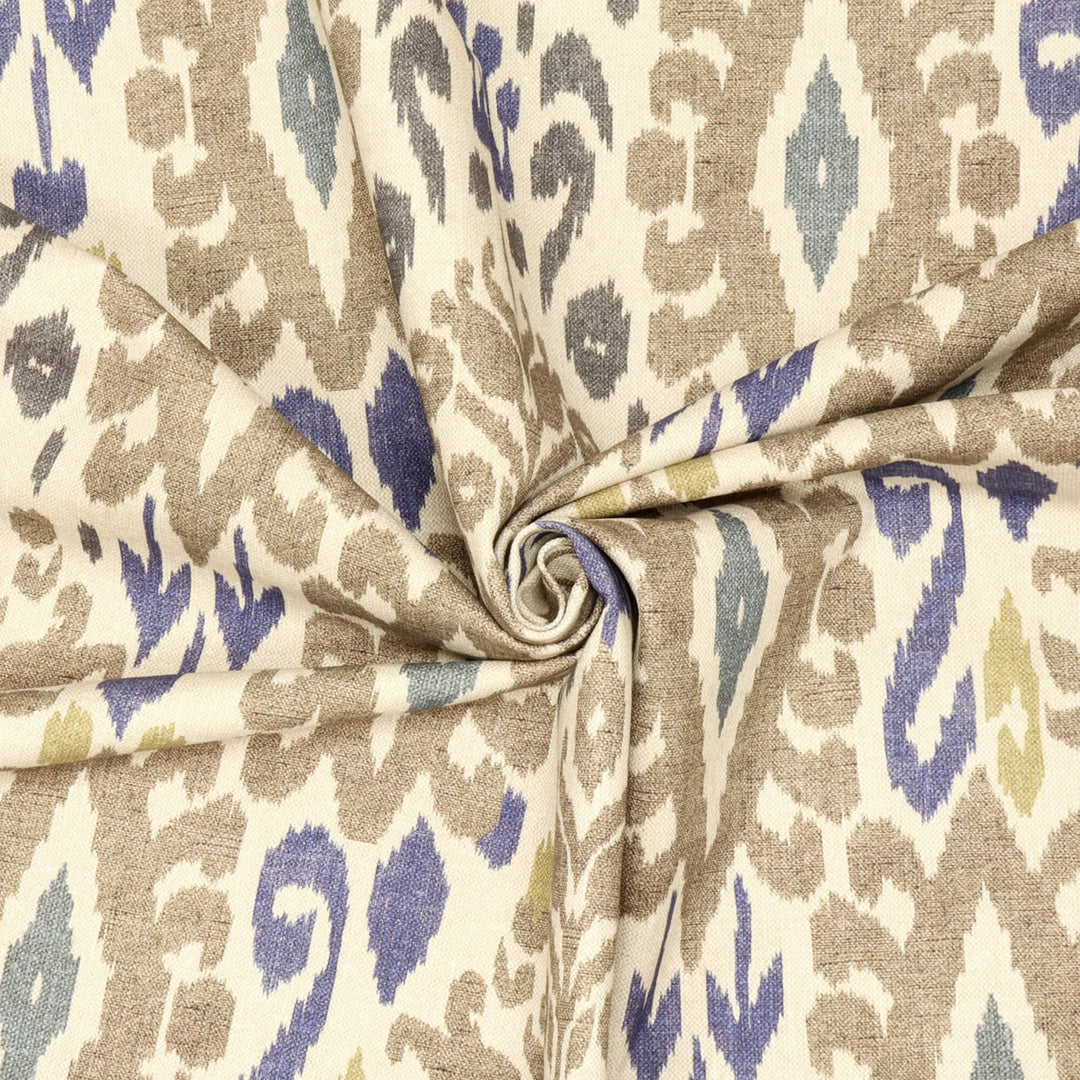 Zama Ikat Earth Fabric