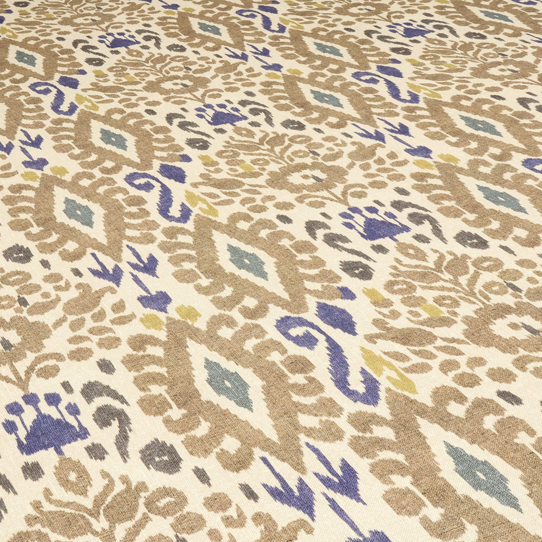 Zama Ikat Earth Fabric