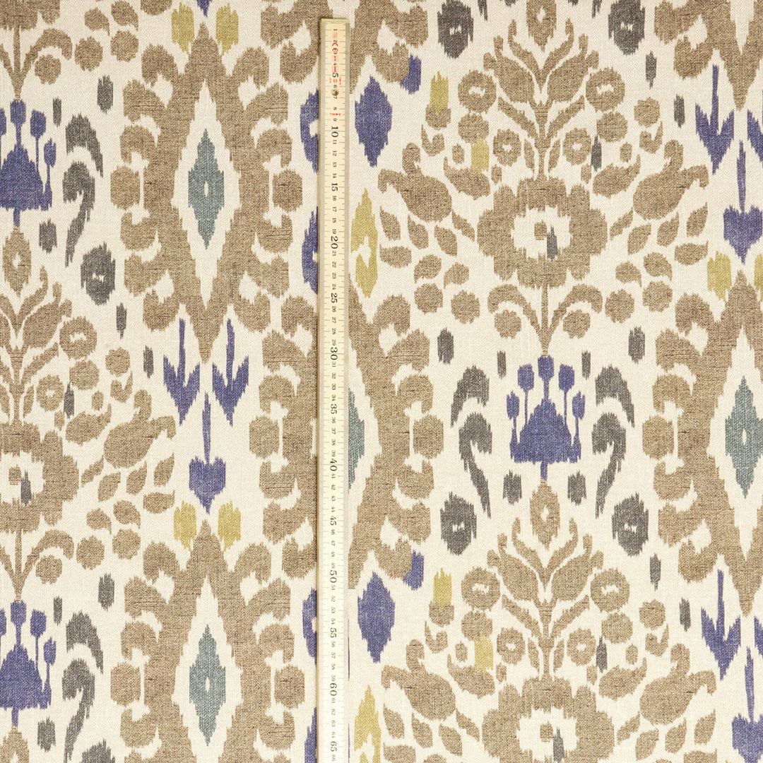 Zama Ikat Earth Fabric