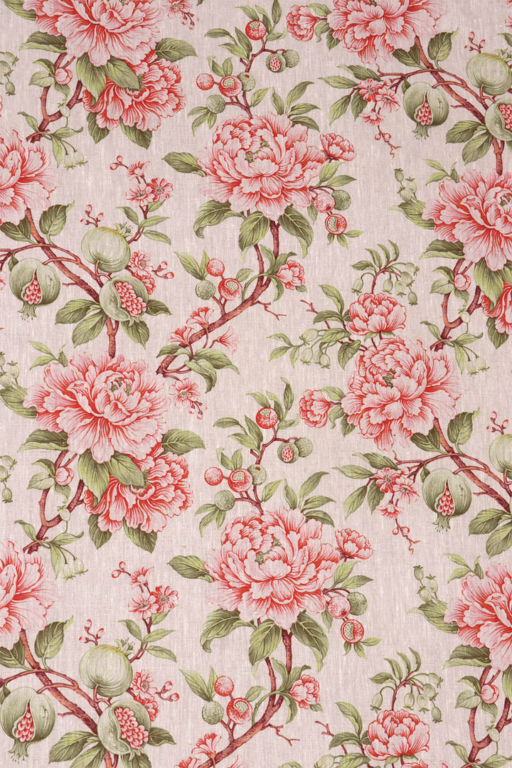 Esme Floral Linen Fabric