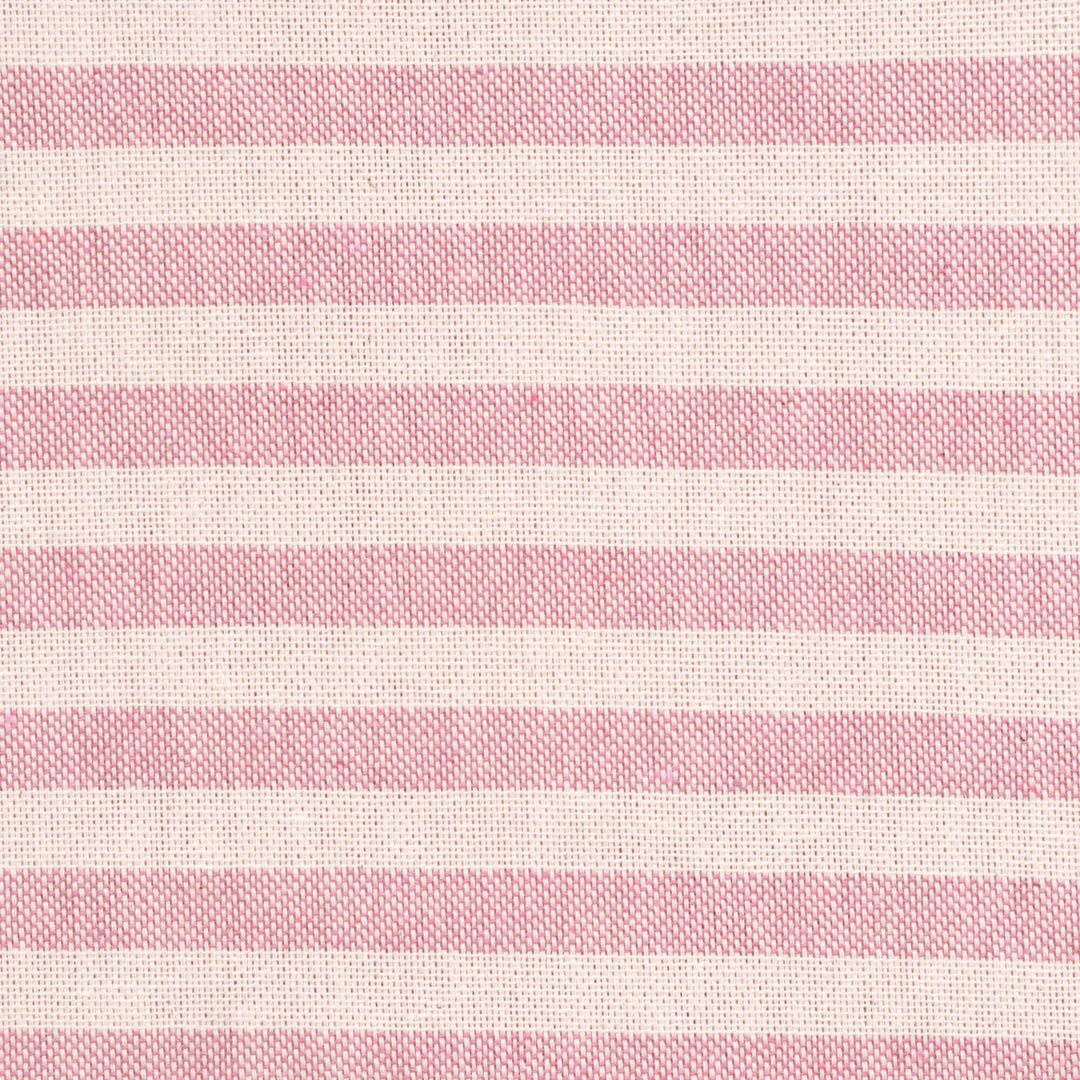 Oxford Stripe Raspberry Double Width Fabric