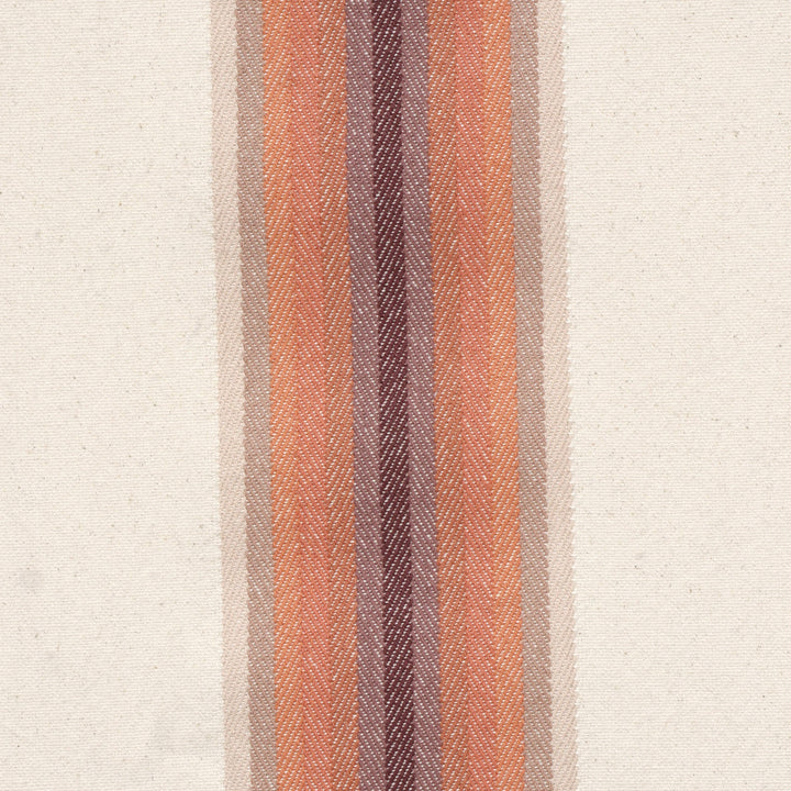 Nevada Stripe Burnt Orange Fabric