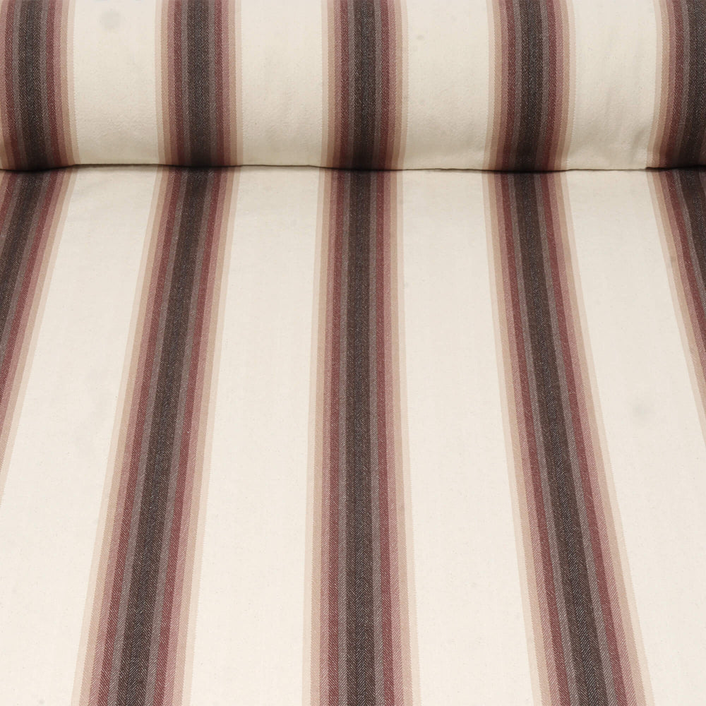 Devon Raspberry Fabric Nevada Stripe Raspberry Fabric – Foy & Co Interiors