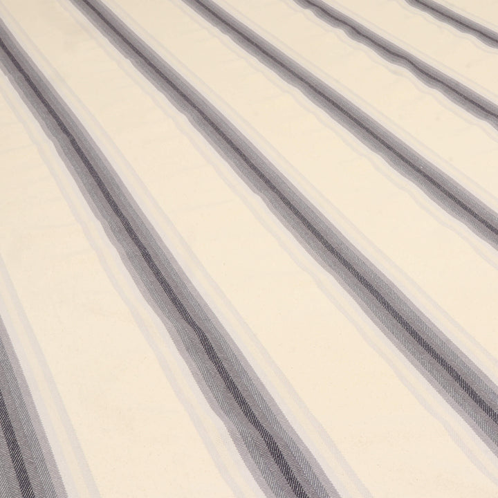 Nevada Stripe Cool Grey Fabric
