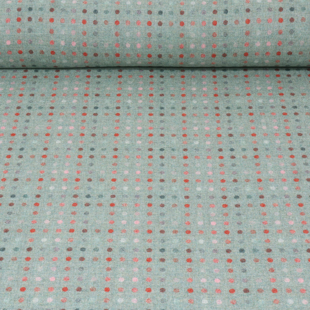 Abraham Moon Multispot Aqua Flamingo Fabric