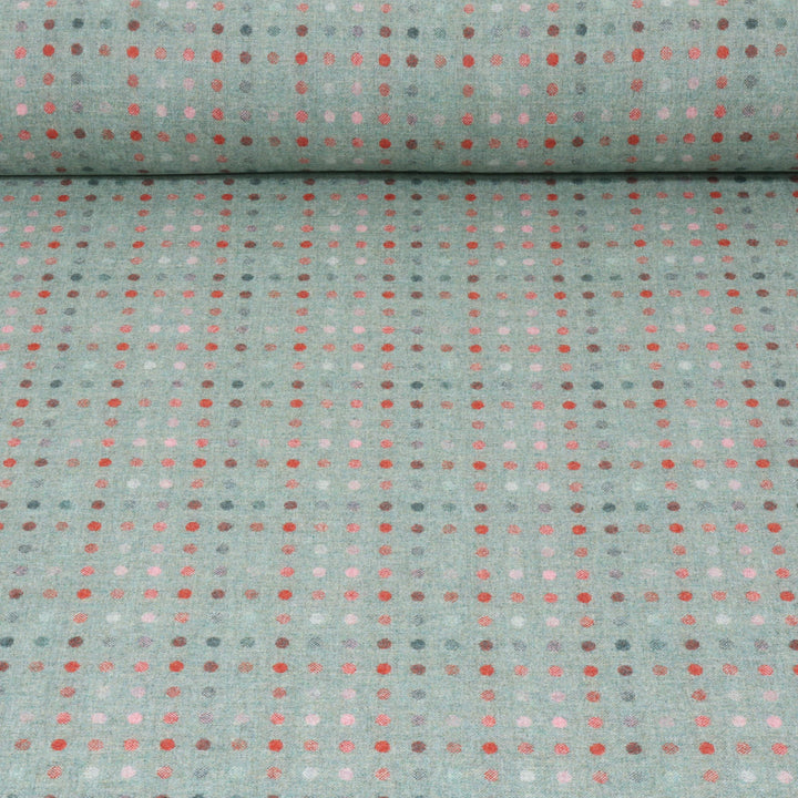 Abraham Moon Multispot Aqua Flamingo Fabric