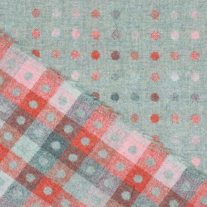 Abraham Moon Multispot Aqua Flamingo Fabric