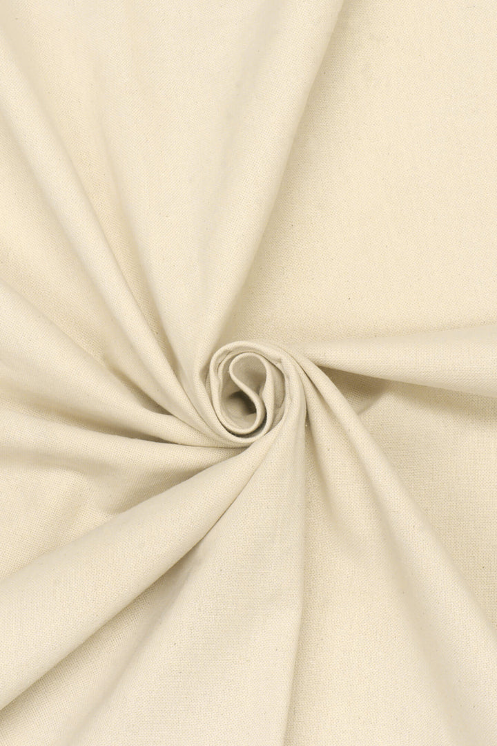 Oxford Plain Natural Double Width Fabric
