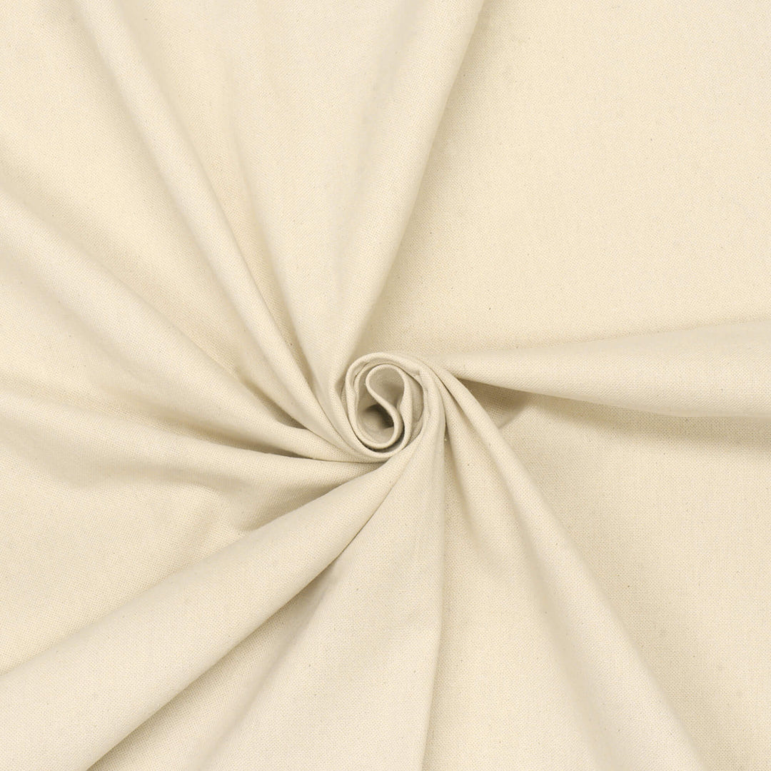 Oxford Plain Natural Double Width Fabric