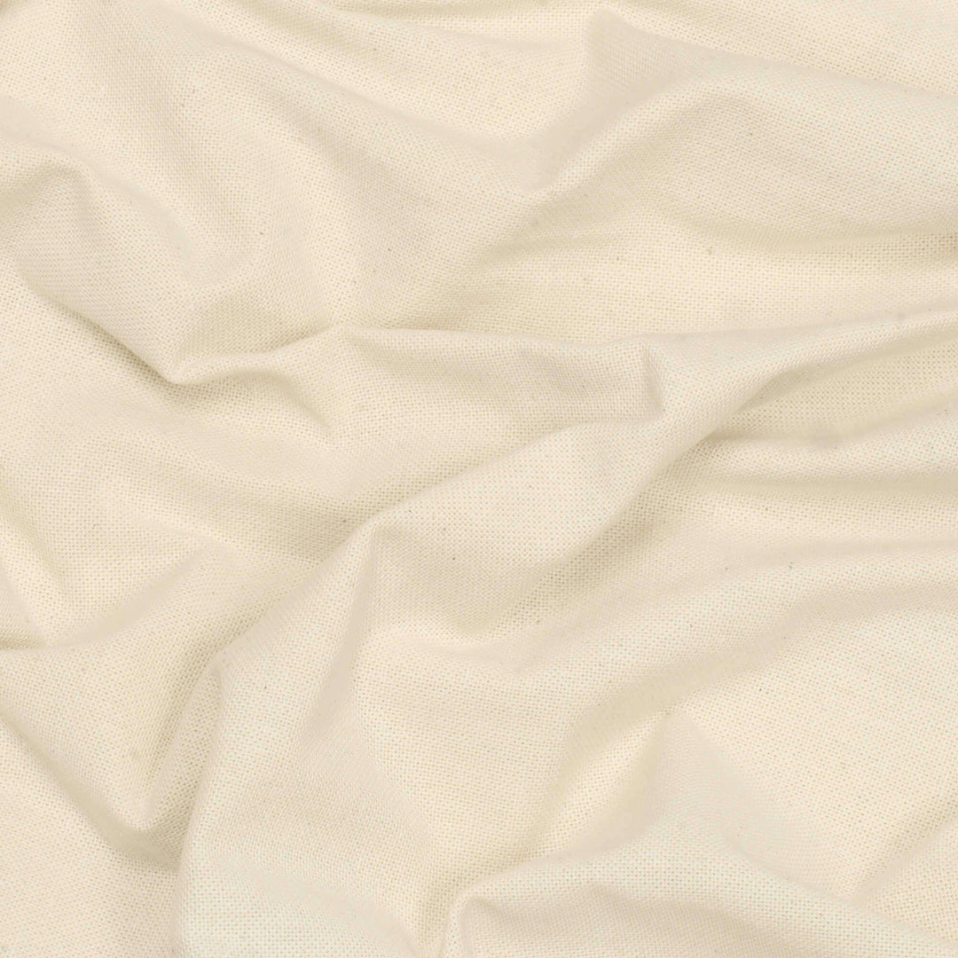 Oxford Plain Natural Double Width Fabric