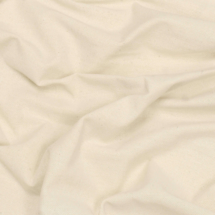 Oxford Plain Natural Double Width Fabric