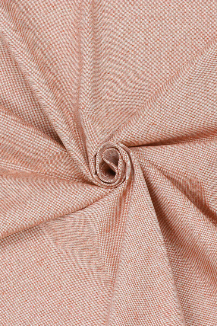 Oxford Plain Burnt Orange Double Width Fabric