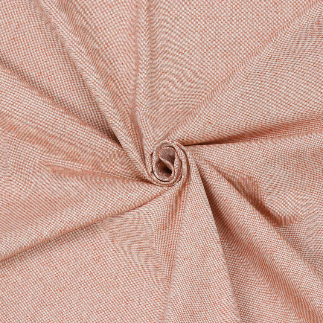 Oxford Plain Burnt Orange Double Width Fabric