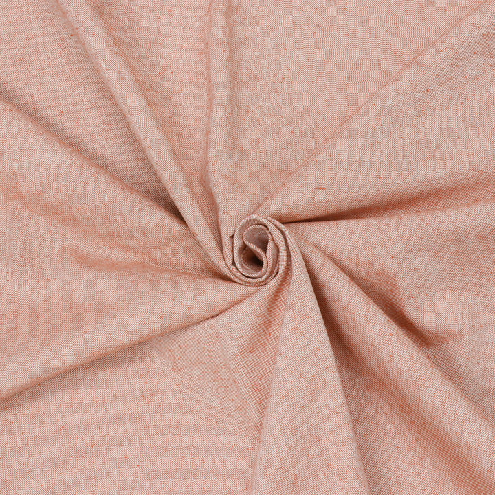 Oxford Plain Burnt Orange Double Width Fabric
