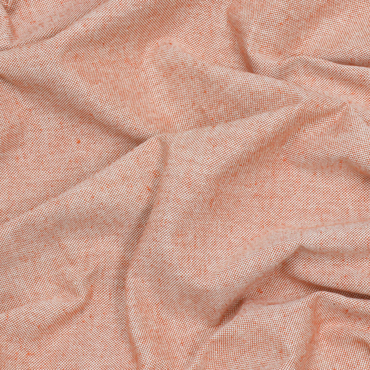 Oxford Plain Burnt Orange Double Width Fabric