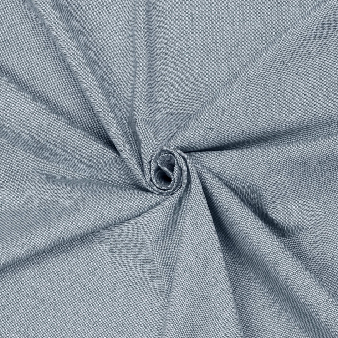 Oxford Plain Blue Double Width Fabric