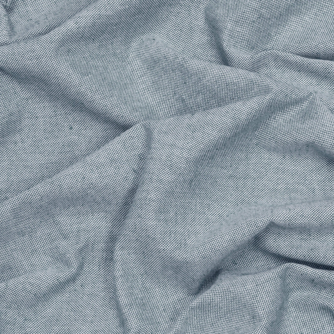 Oxford Plain Blue Double Width Fabric