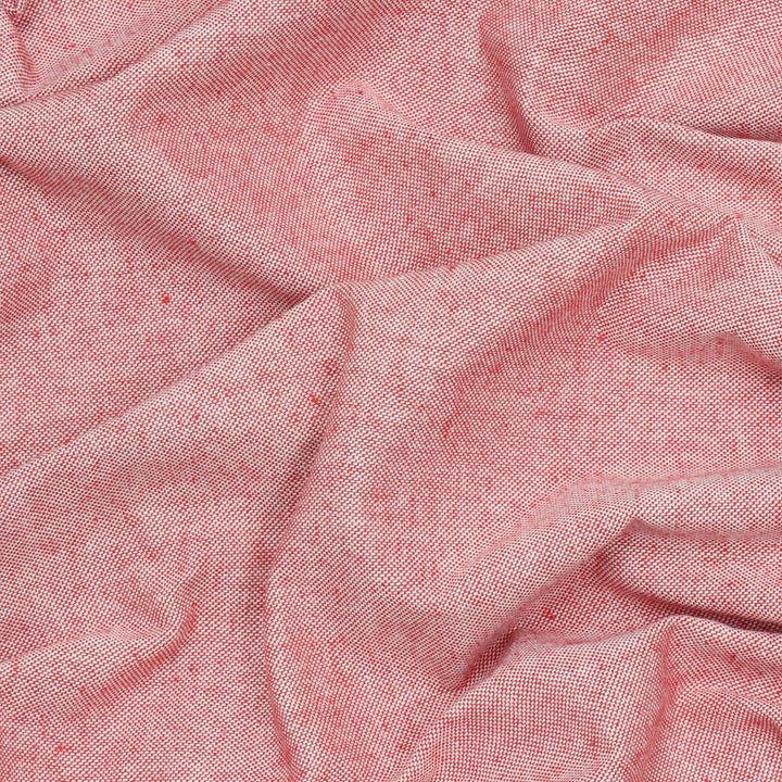 Oxford Plain Red Double Width Fabric