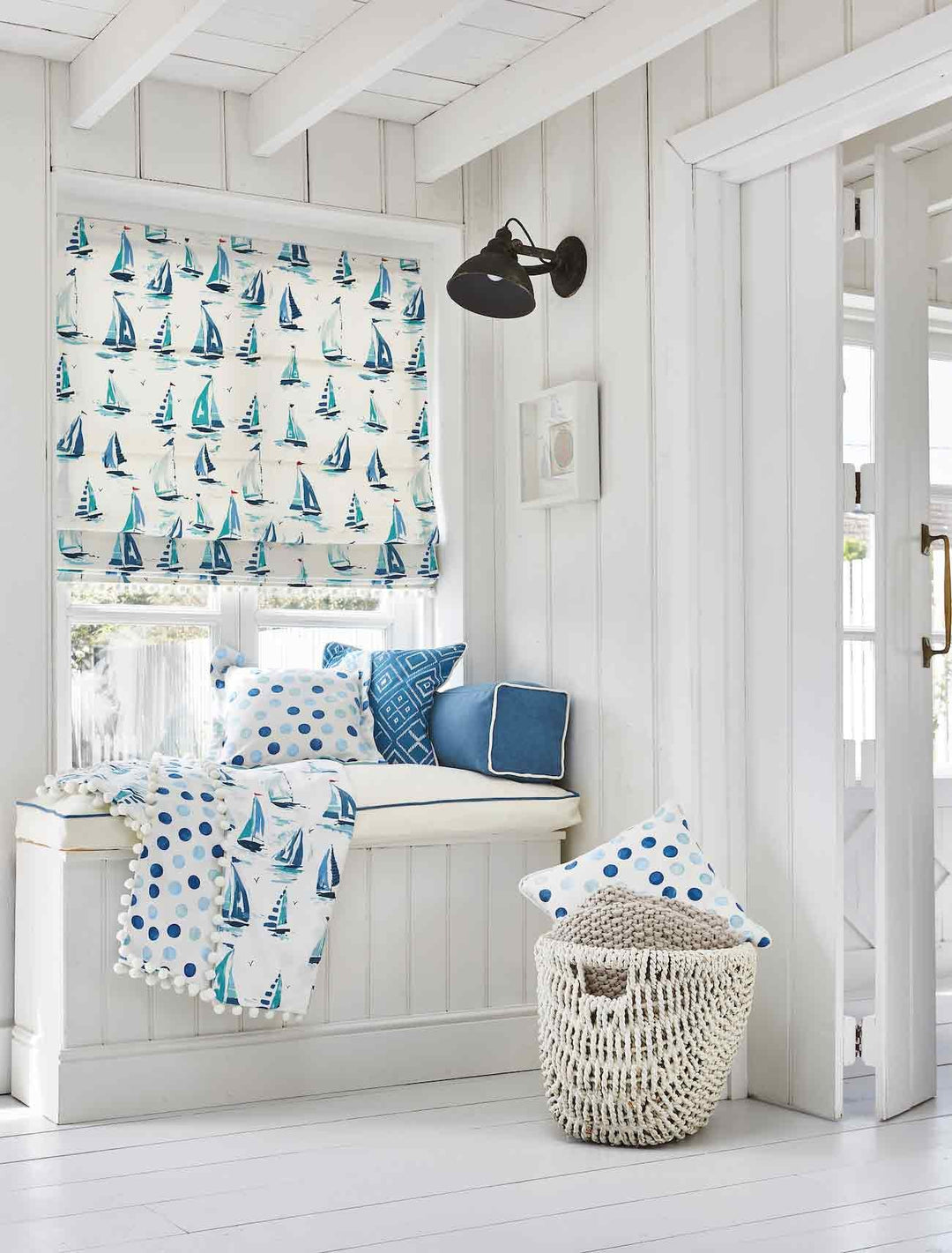 Clearance Prestigious Textiles St Ives Ocean Fabric