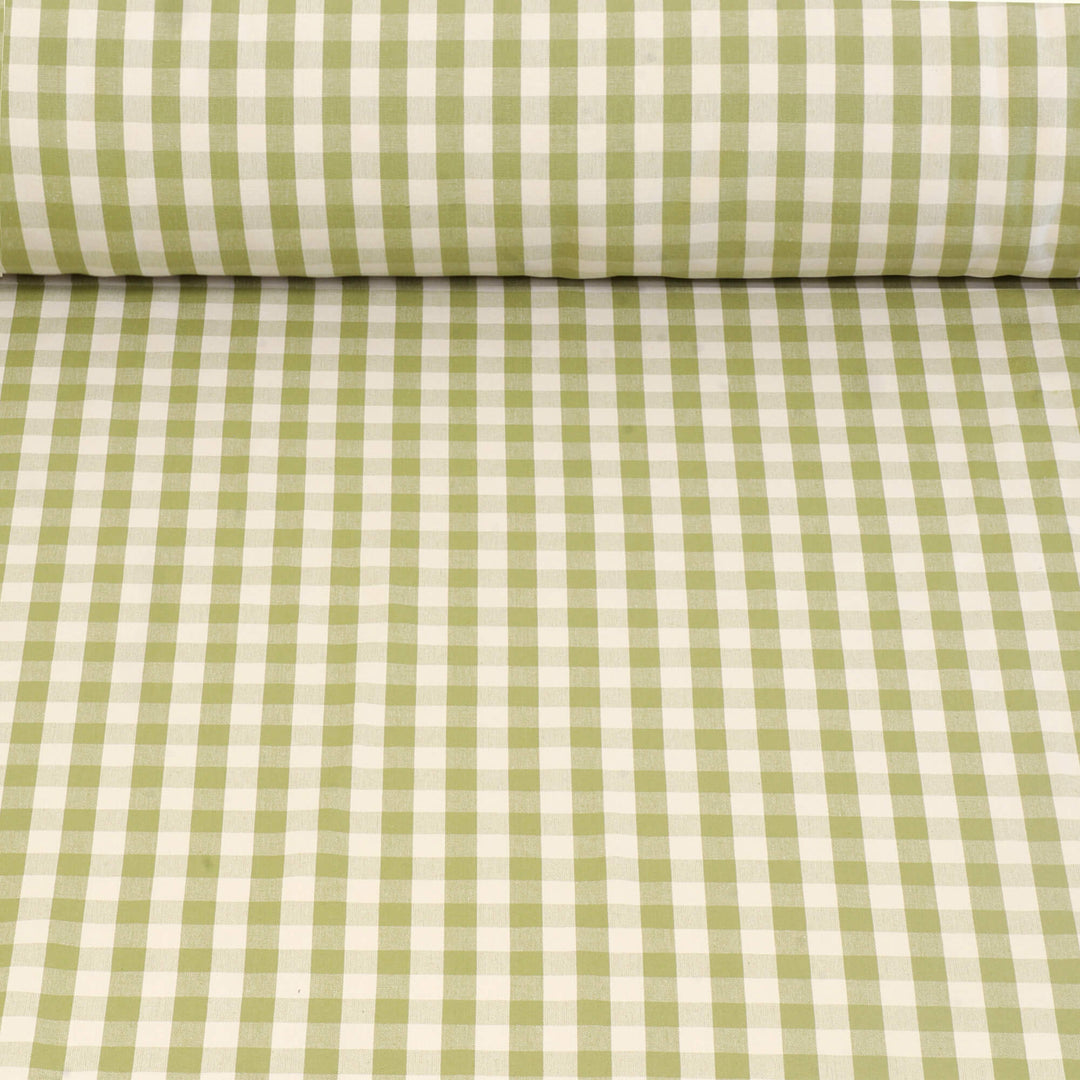 Clearance Taylor Gingham Green Fabric