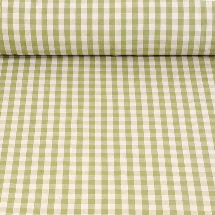 Clearance Taylor Gingham Green Fabric