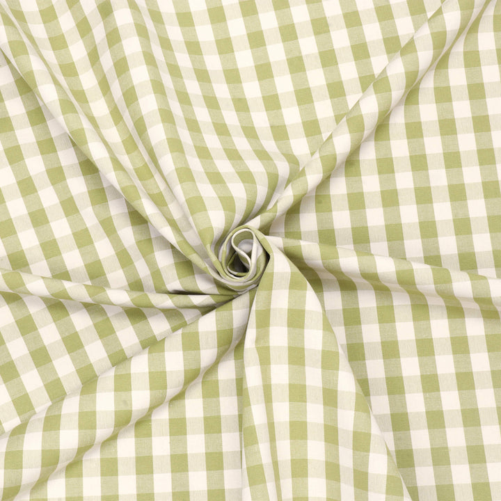 Clearance Taylor Gingham Green Fabric