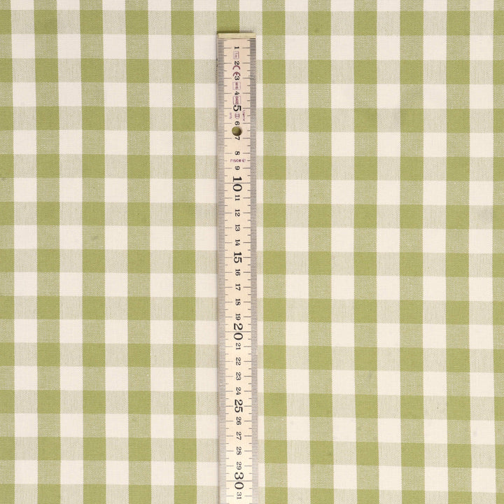 Clearance Taylor Gingham Green Fabric
