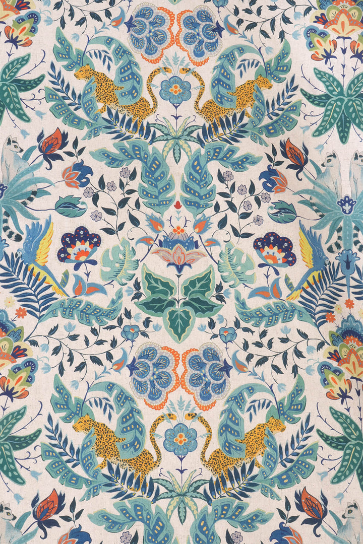 Zafira Tropical Jungle Double Width Fabric