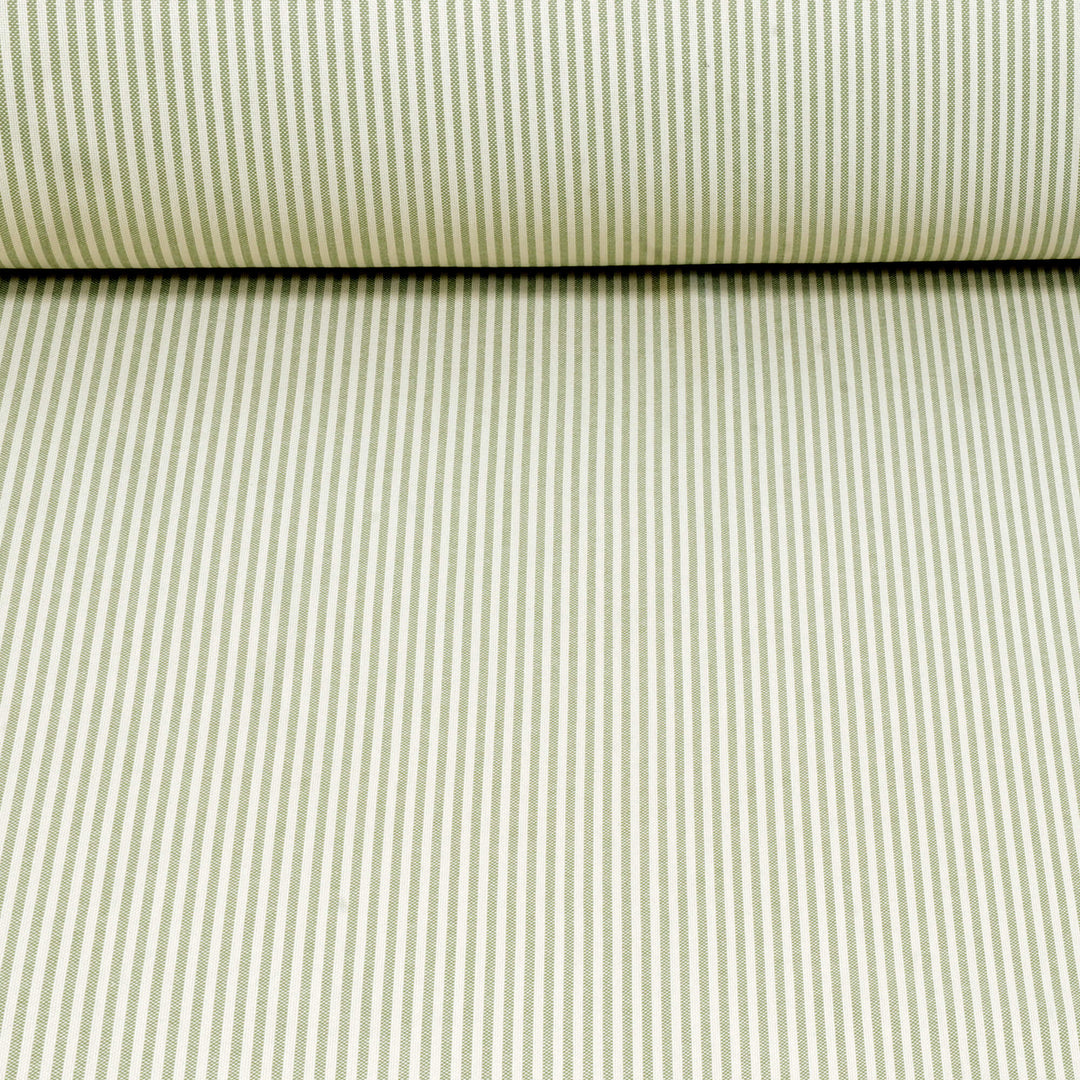 Heritage Stripe Olive Fabric