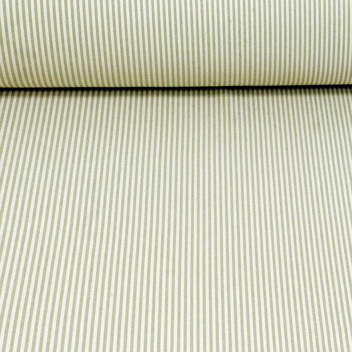 Heritage Stripe Olive Fabric