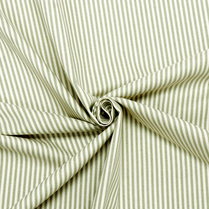 Heritage Stripe Olive Fabric