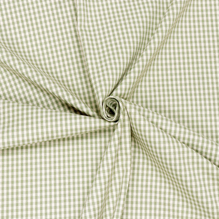 Heritage Gingham Olive Fabric