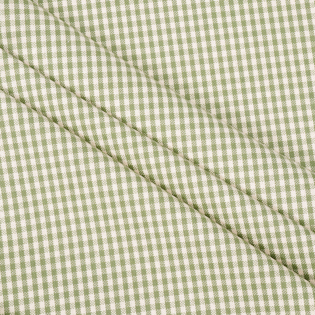 Heritage Gingham Olive Fabric