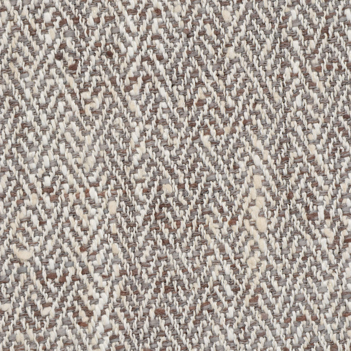 Voyage Jedburgh Herringbone Mushroom FR Fabric