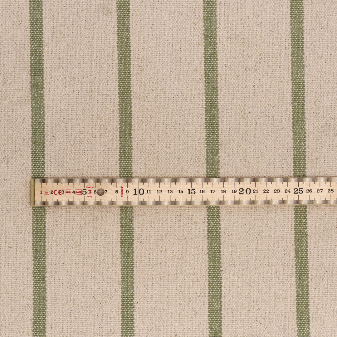 Austin Deck Stripe Green Fabric