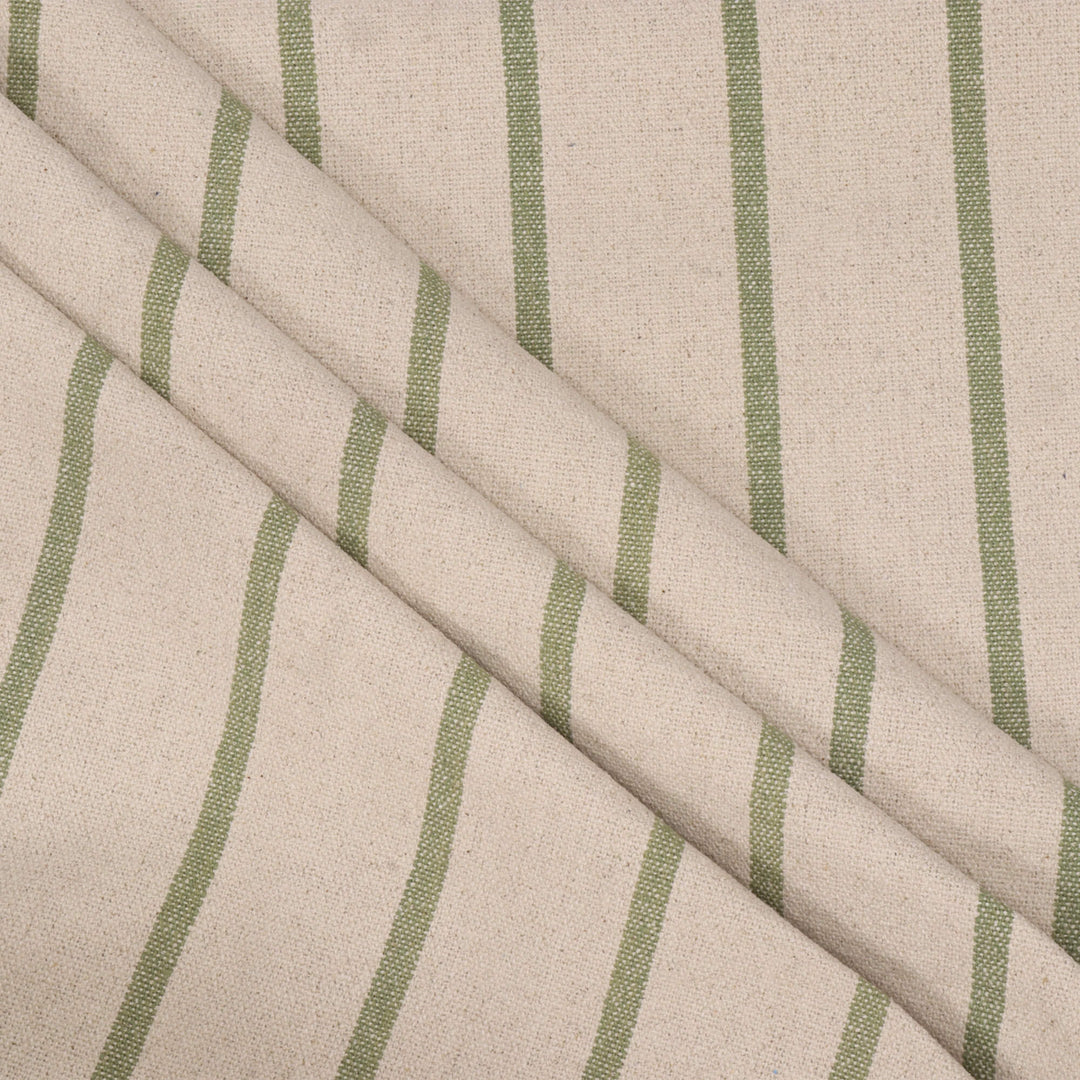 Austin Deck Stripe Green Fabric
