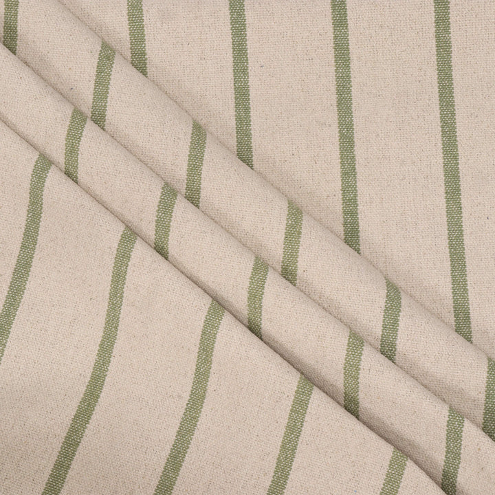 Austin Deck Stripe Green Fabric