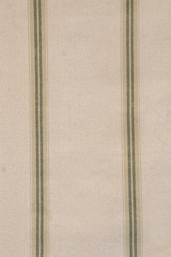 Donan Stripe Green Fabric