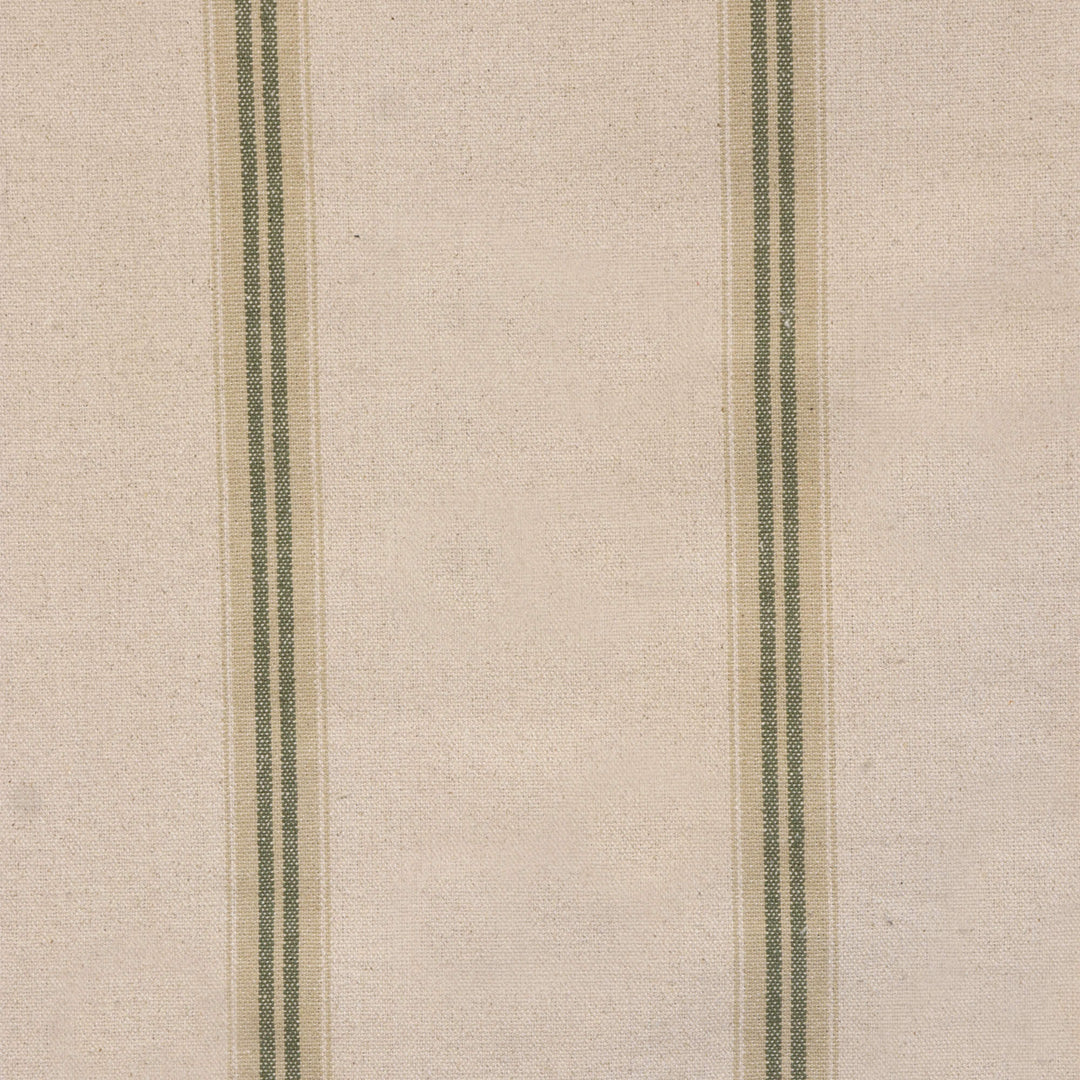 Donan Stripe Green Fabric