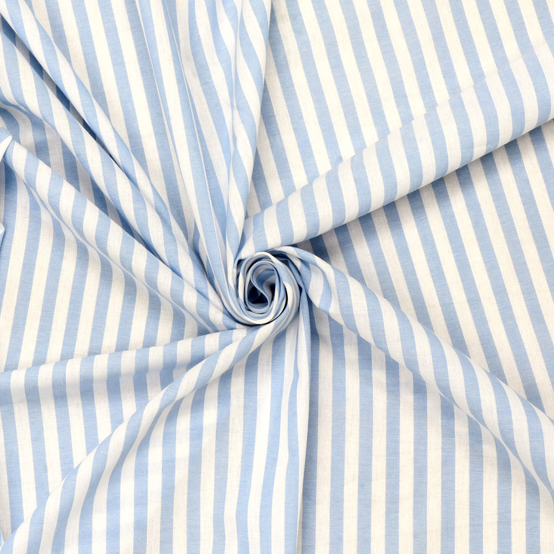Studio Stripe Sky Blue Fabric
