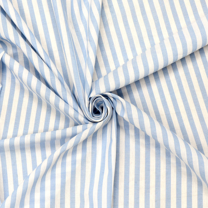 Studio Stripe Sky Blue Fabric