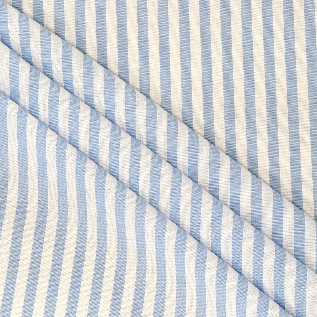 Studio Stripe Sky Blue Fabric