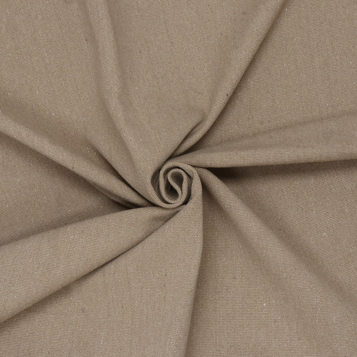 Denver Plain 100% Mixed Fibres Tan Fabric