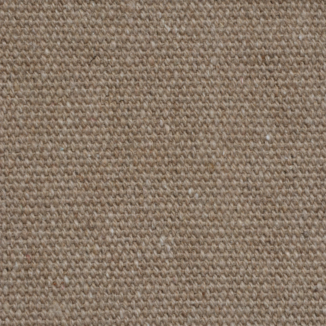 Denver Plain 100% Mixed Fibres Tan Fabric