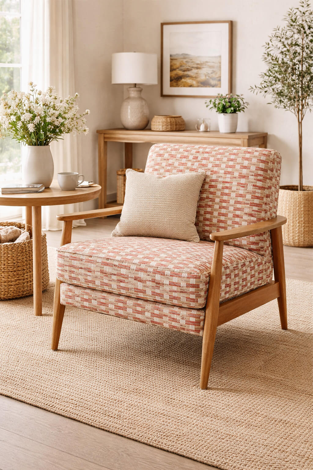 Chess Designs Corelli Fired Earth Fabric