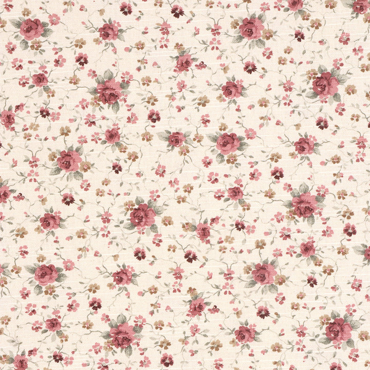Ada Floral Rose Double Width Fabric