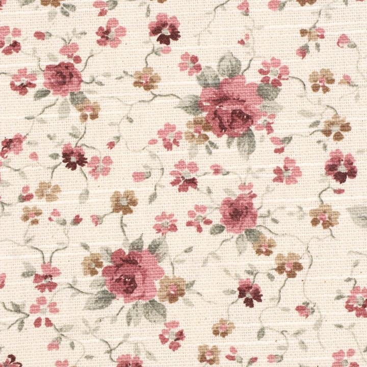 Ada Floral Rose Double Width Fabric