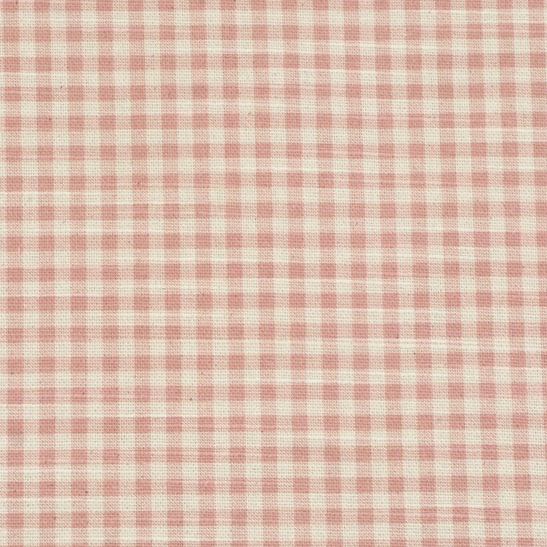 Amberley Mini Gingham Pink Double Width Fabric